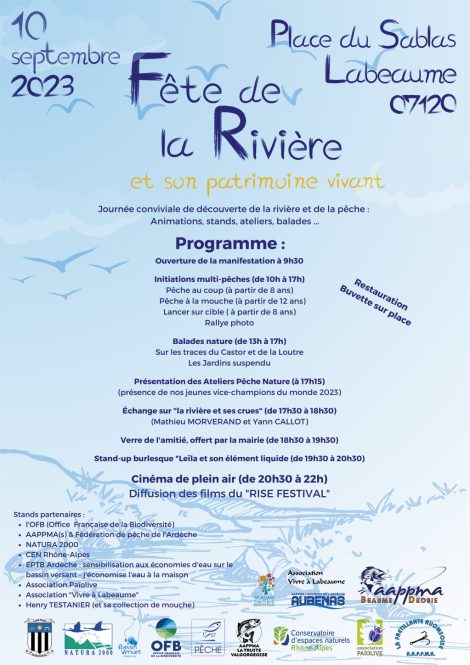 Annonce de la fête de la rivière